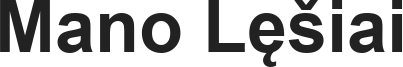 Mano Lęšiai logo